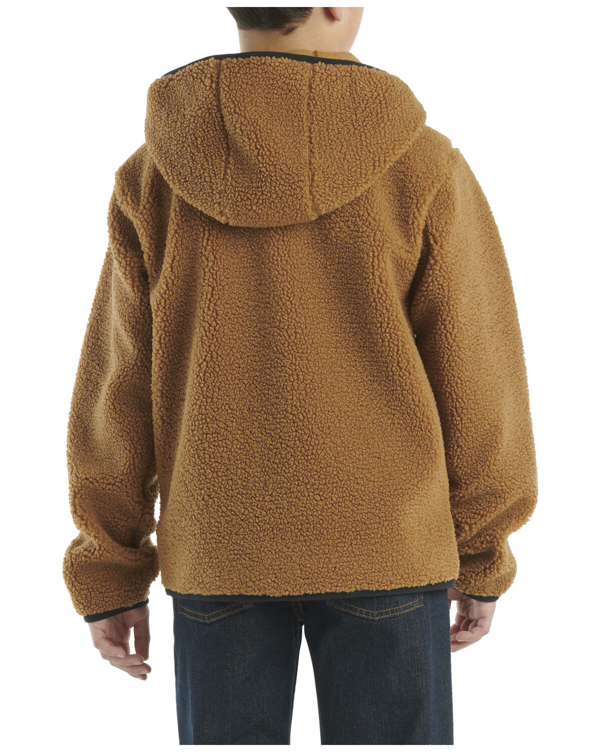 Carhartt Boys' Sherpa Half Zip Hooded Pullover