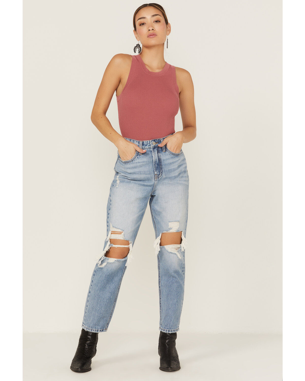 Panhandle Women's Ribbed Bodycon Tank