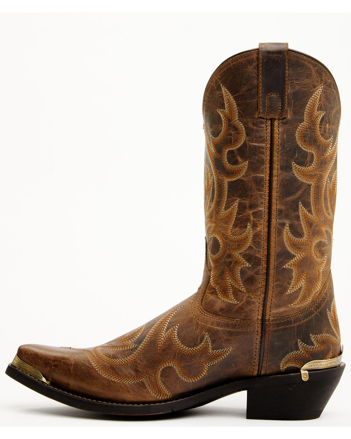 Laredo Men's 12" Fancy Stitch Western Boots - Snip Toe