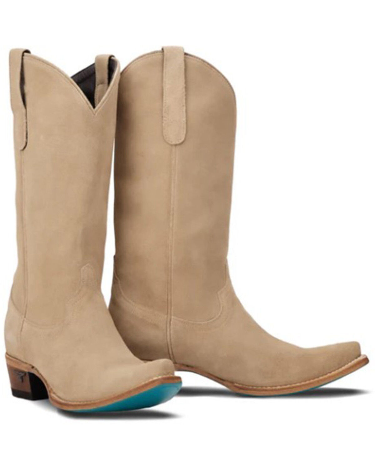 Lane Women's Emma Jane Suede Tall Western Boots - Snip Toe
