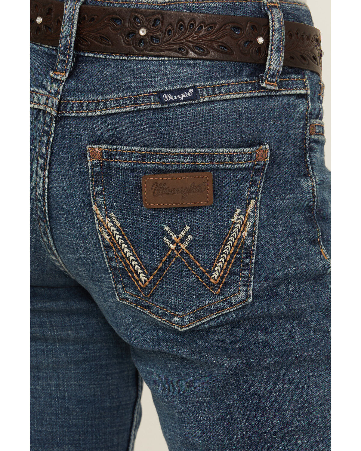 Wrangler Girls' Bootcut Stretch Denim Jeans