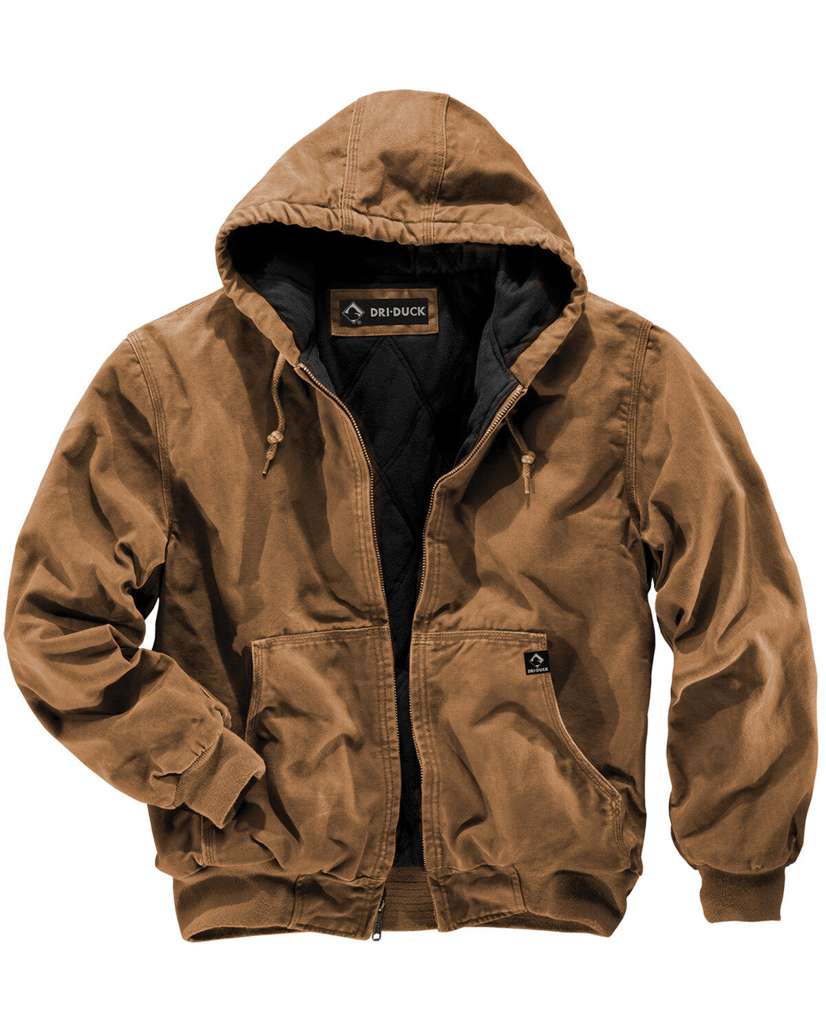 Dri Duck Men's Cheyenne Hooded Work Jacket - Big Sizes (3XL - 4XL)