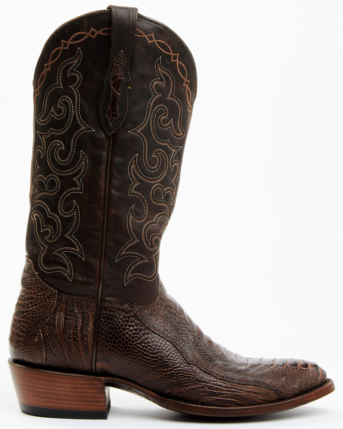 Cody James Men's Exotic Ostrich Leg Western Boots - Round Toe