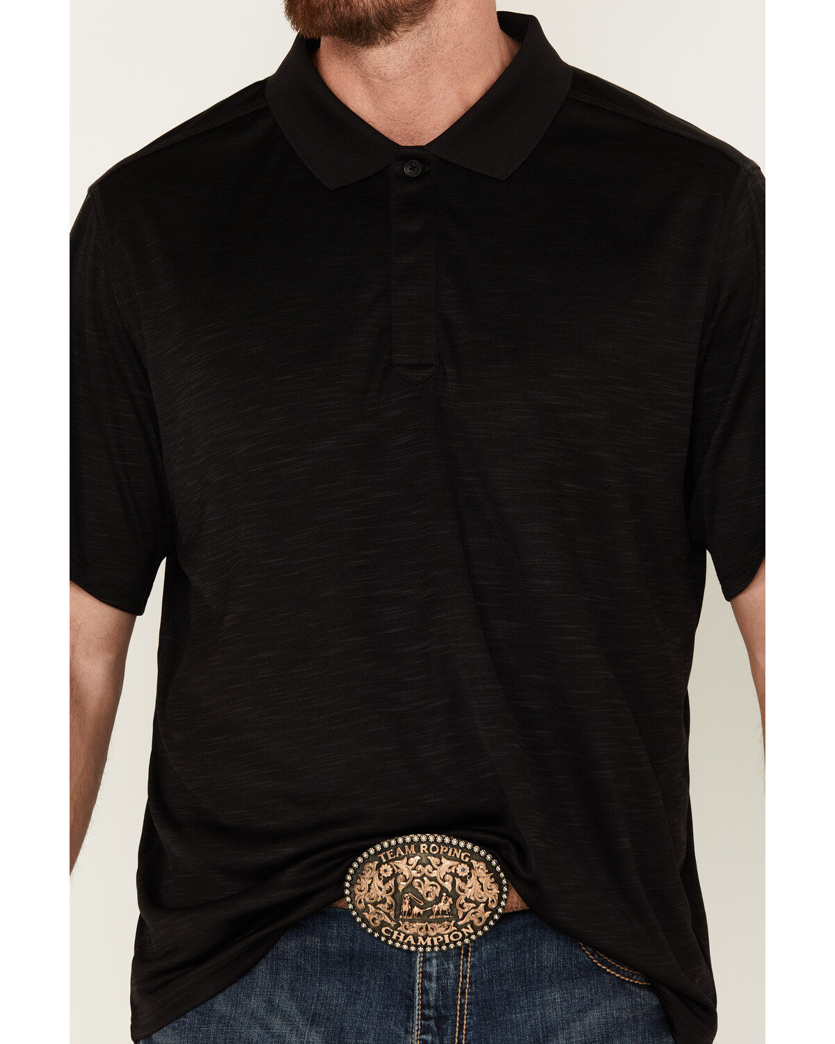 RANK 45® Men's Solid Tech Polo