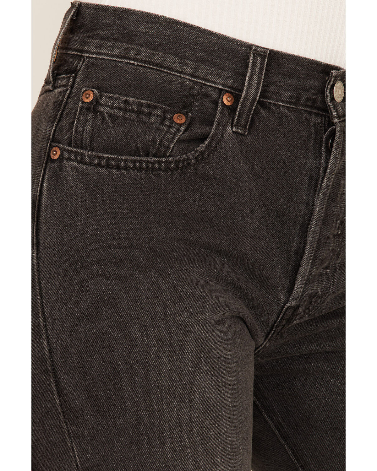 Levi's Women's 501 High Rise Straight Cropped Jeans