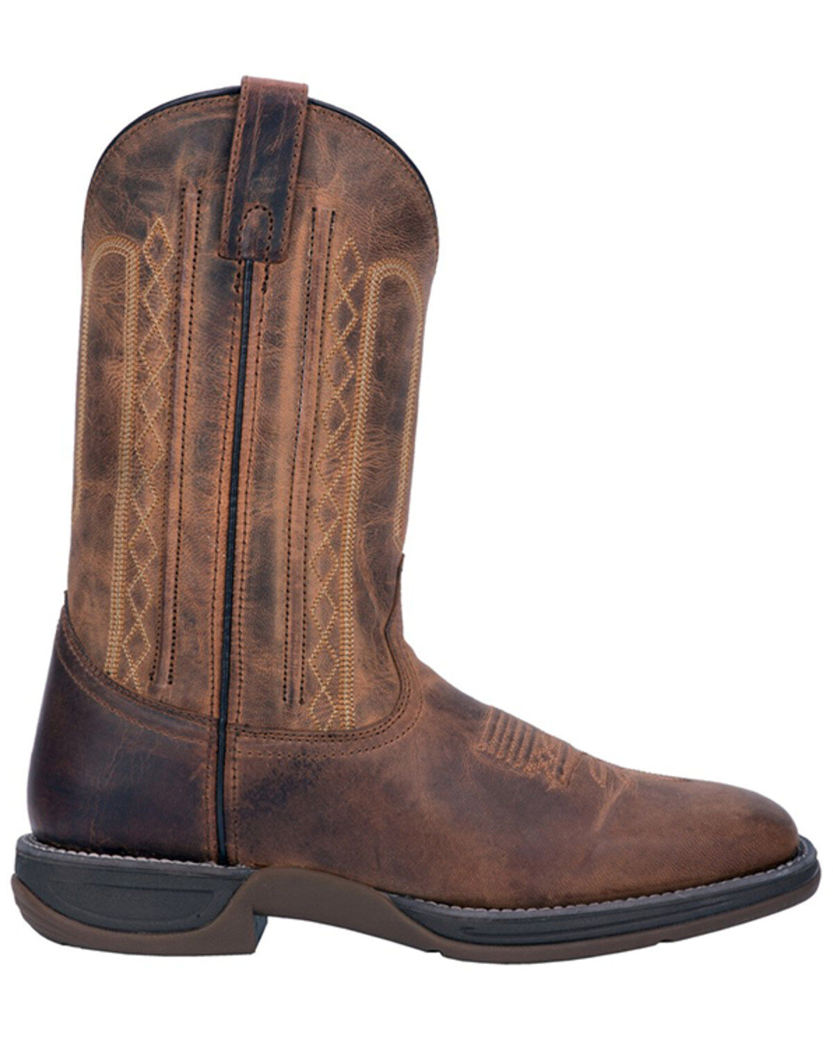 Laredo Men's Bennett Broad Square Toe Western Boots