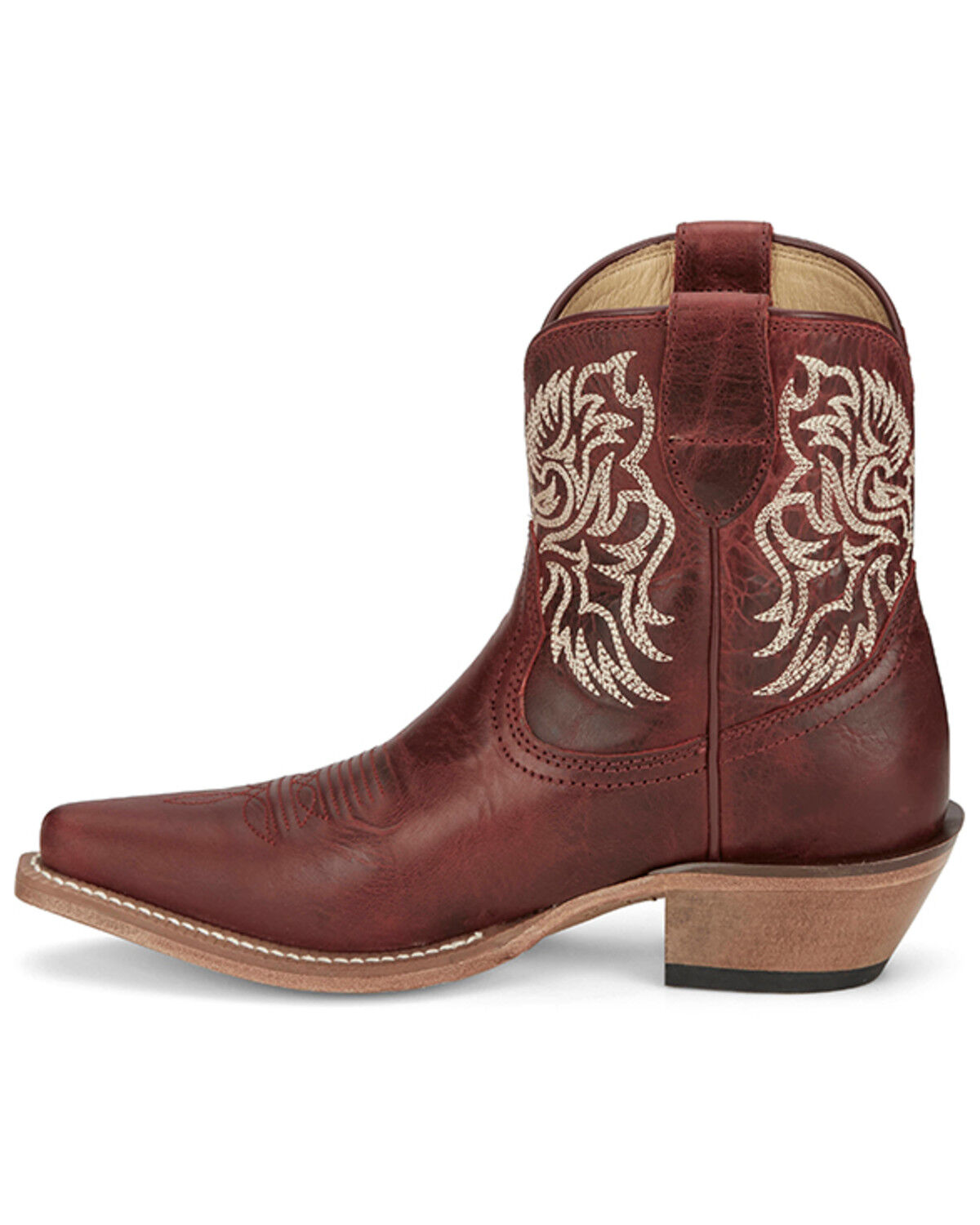 Justin Women's Isabella Western Booties - Snip Toe