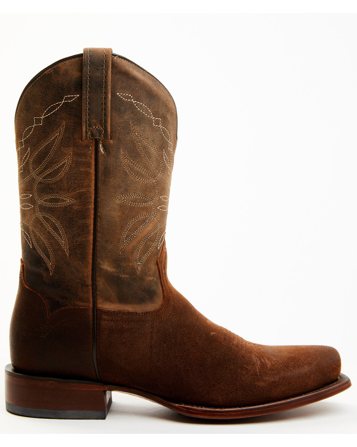 Moonshine Spirit Men's Pancho Roughout Western Boots - Square Toe