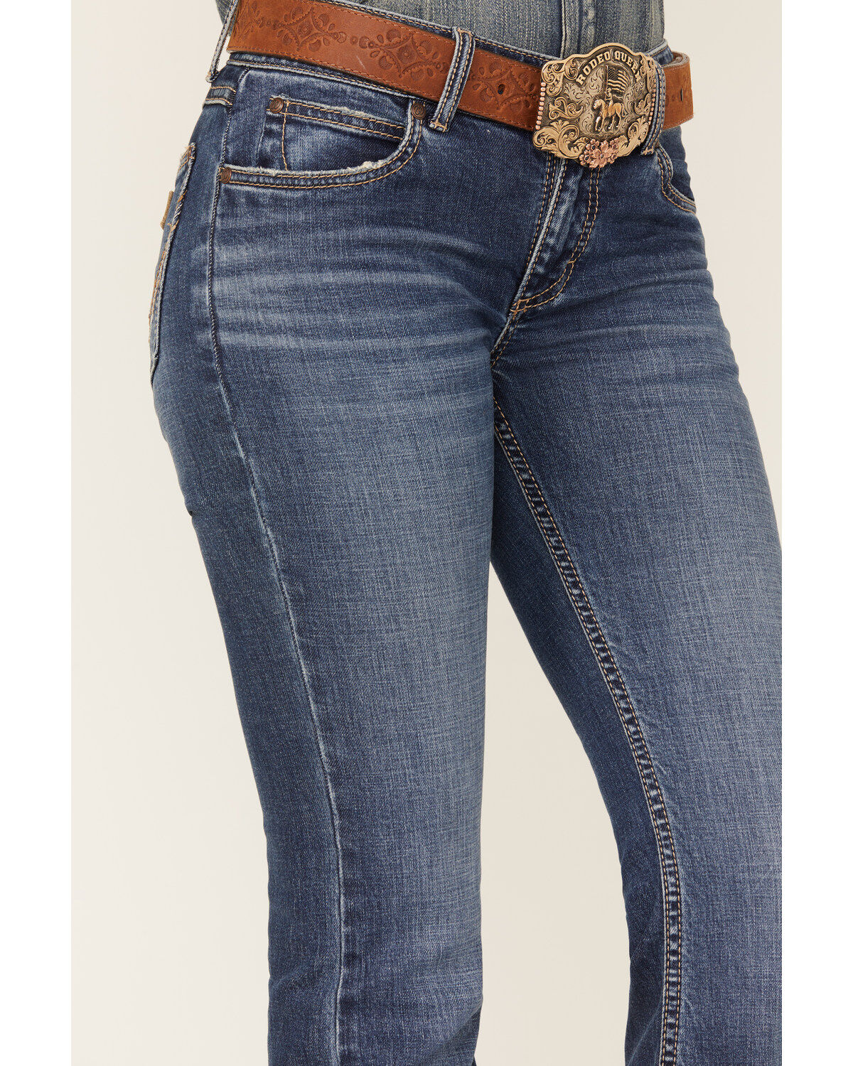 Wrangler Retro Women's Mae Flare Mid Rise Faith Denim Jeans