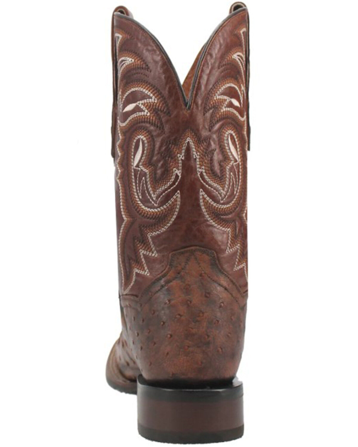 Dan Post Men's Dillinger Full Quill Ostrich Western Boots - Broad Square Toe