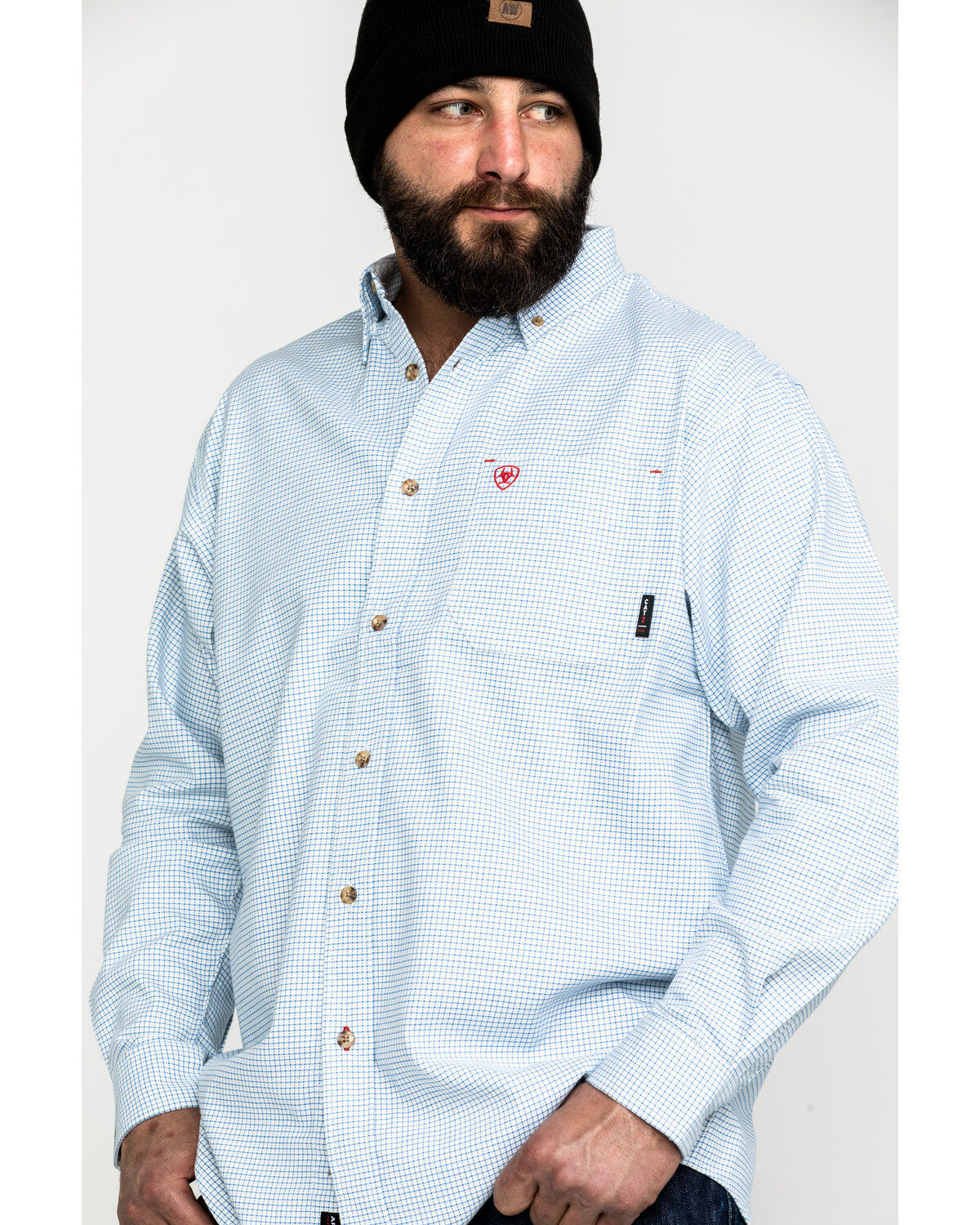 Ariat Men's FR Solid Durastretch Long Sleeve Work Shirt