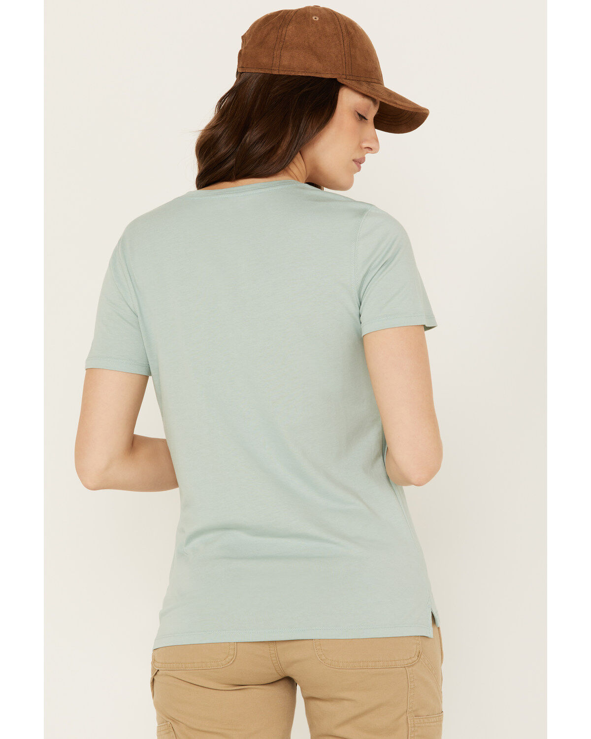 Carhartt Women's Relaxed Fit Lightweight Short Sleeve V Neck T-Shirt