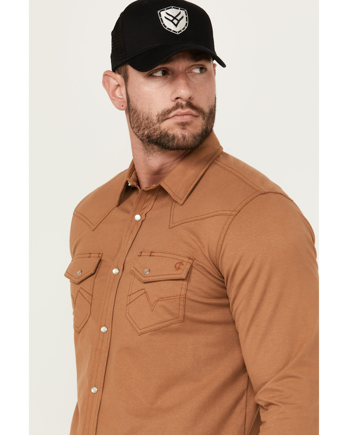 Cody James Men's FR Lightweight Solid Long Sleeve Snap Work Shirt