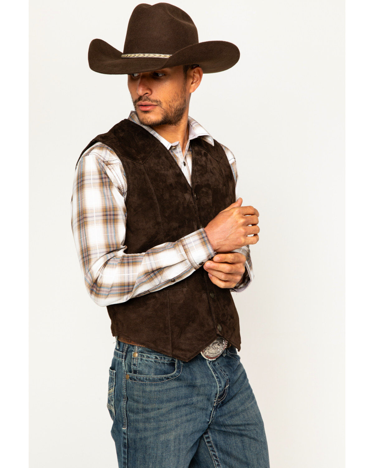 Cody James Men's Angus Suede Vest