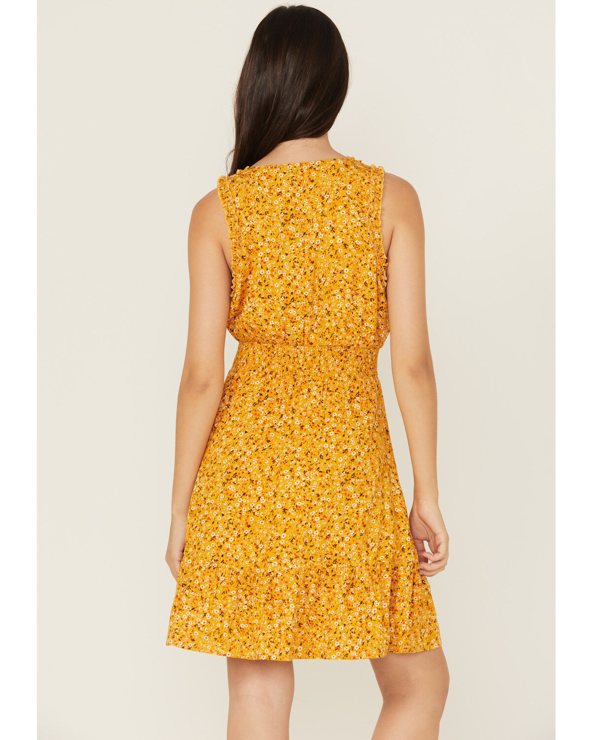 Shyanne Women's Floral Print Sleeveless Mini Dress