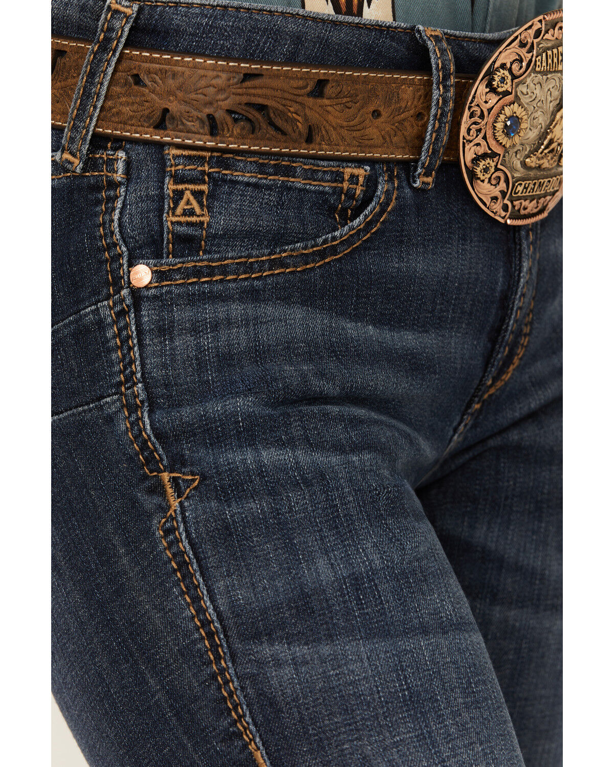 Ariat Women's Kallie Dark Wash Perfect Rise Flare Stretch Denim Jeans