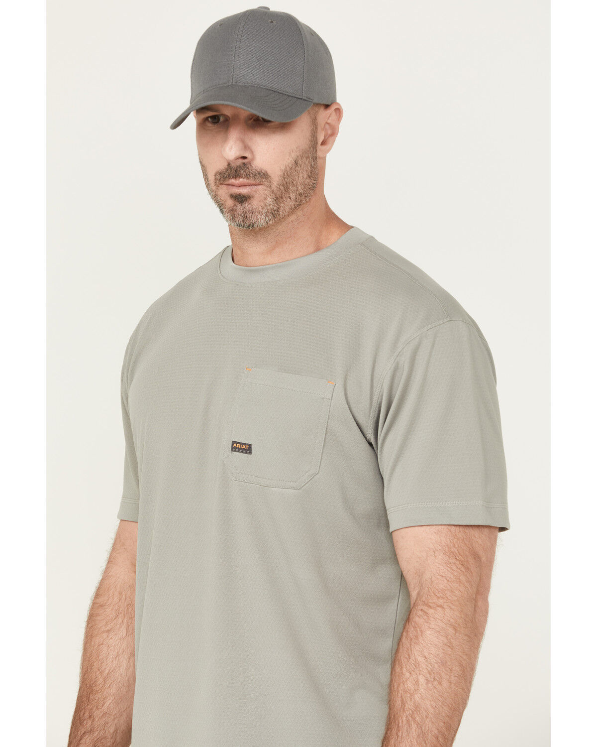 Ariat Men's Rebar Heat Fighter Short Sleeve Pocket Work Shirt - Tall