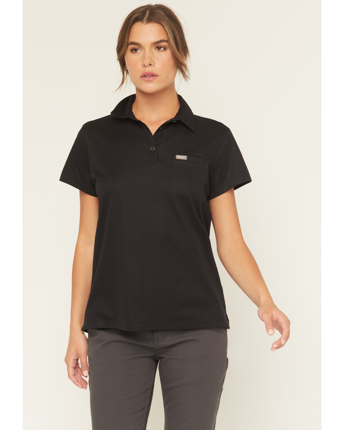 Ariat Women's Rebar Foreman Short Polo