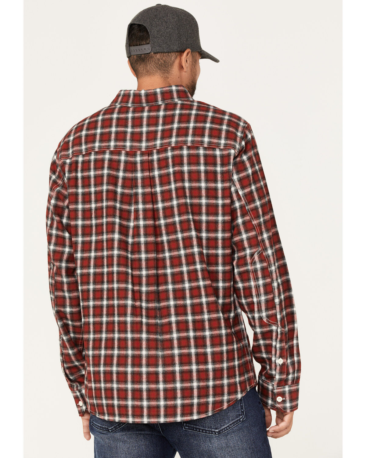 Brothers and Sons Men's Everyday Plaid Long Sleeve Button Down Western Flannel Shirt
