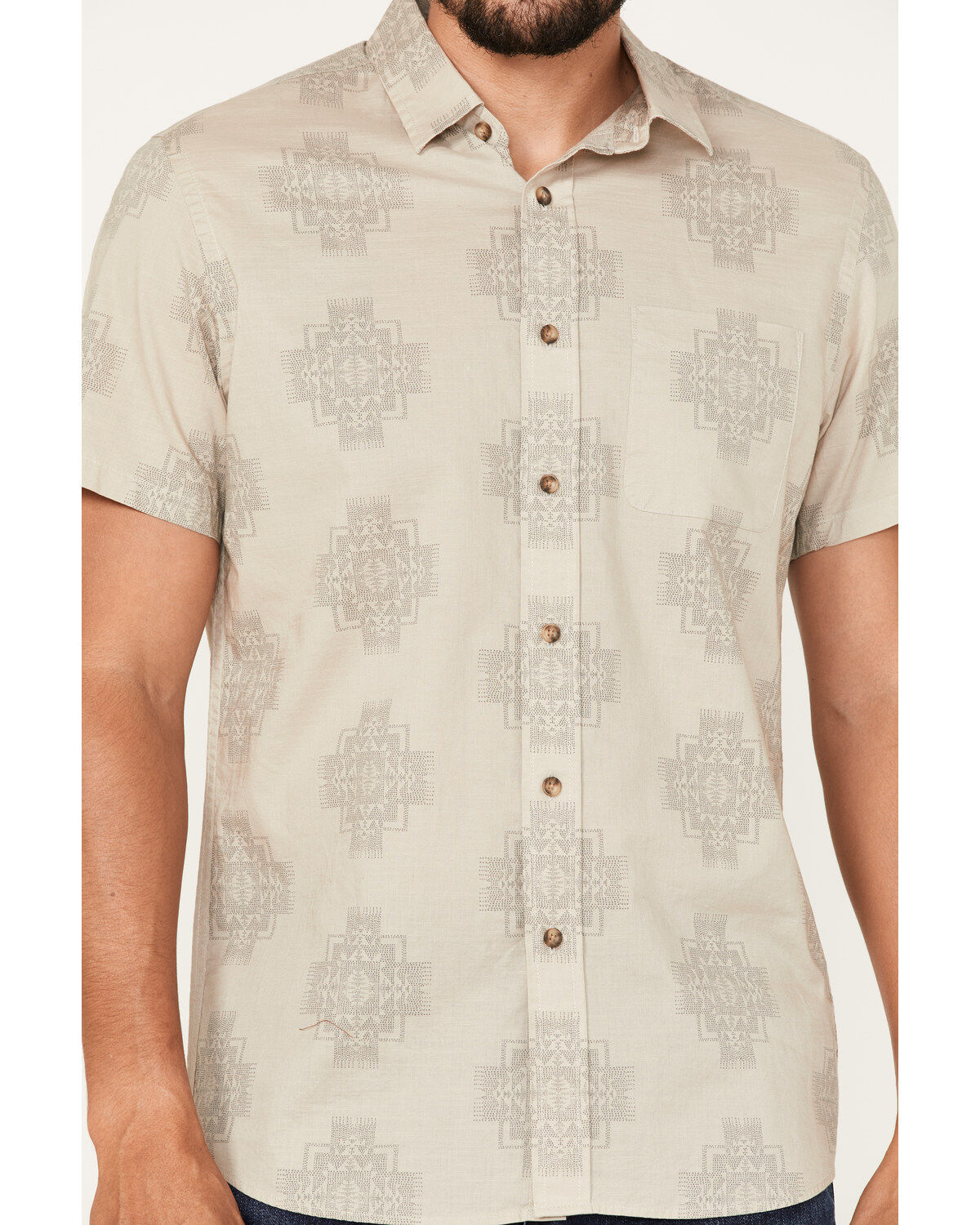 Pendleton Men's Shoreline Print Short Sleeve Western Shirt