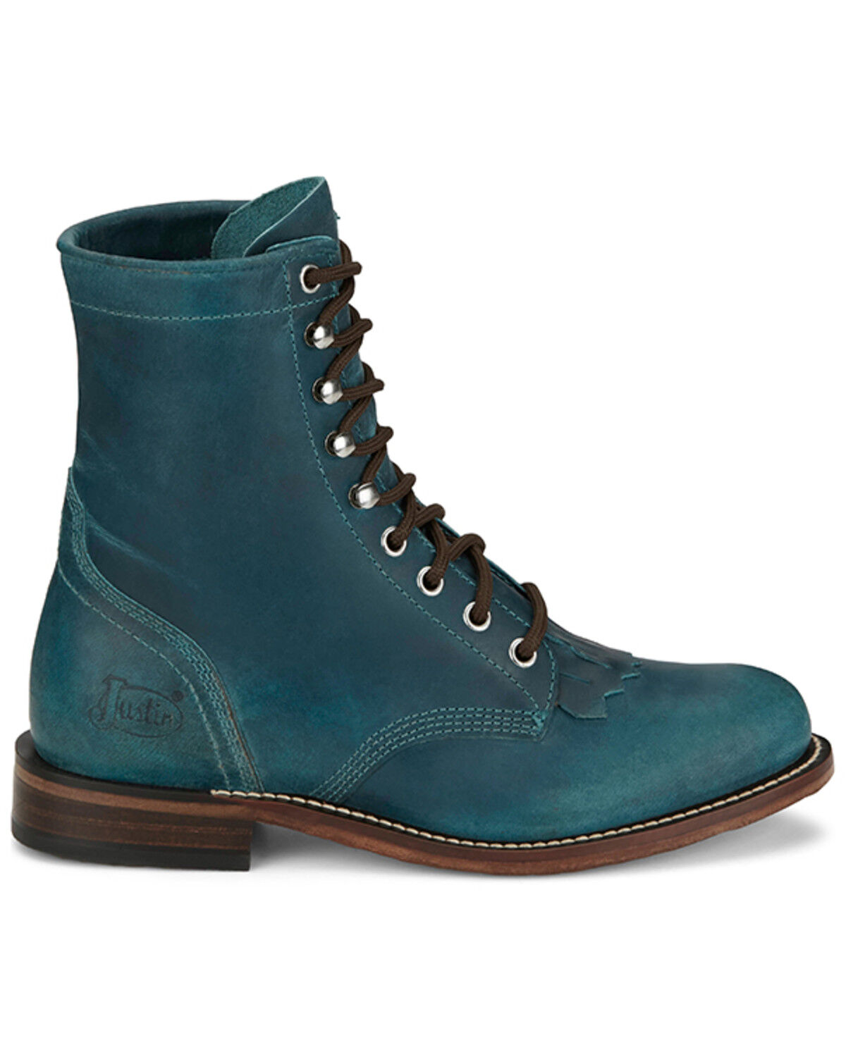 Justin Women's Mclean 7" Lace-Up Roper Boots - Round Toe