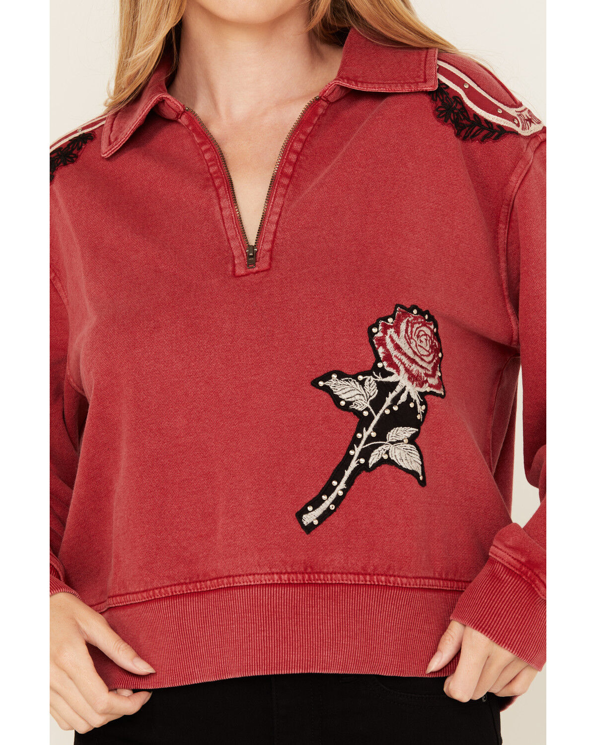 Idyllwind Women's Creek 1/4 Zip Sweatshirt Pullover