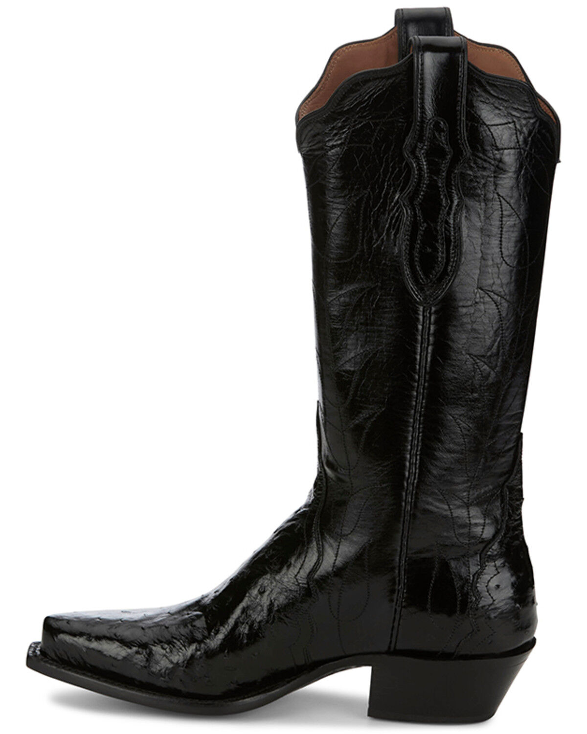 Tony Lama Women's Boot Barn Exclusive Exotic Ostrich Western Boots - Snip Toe
