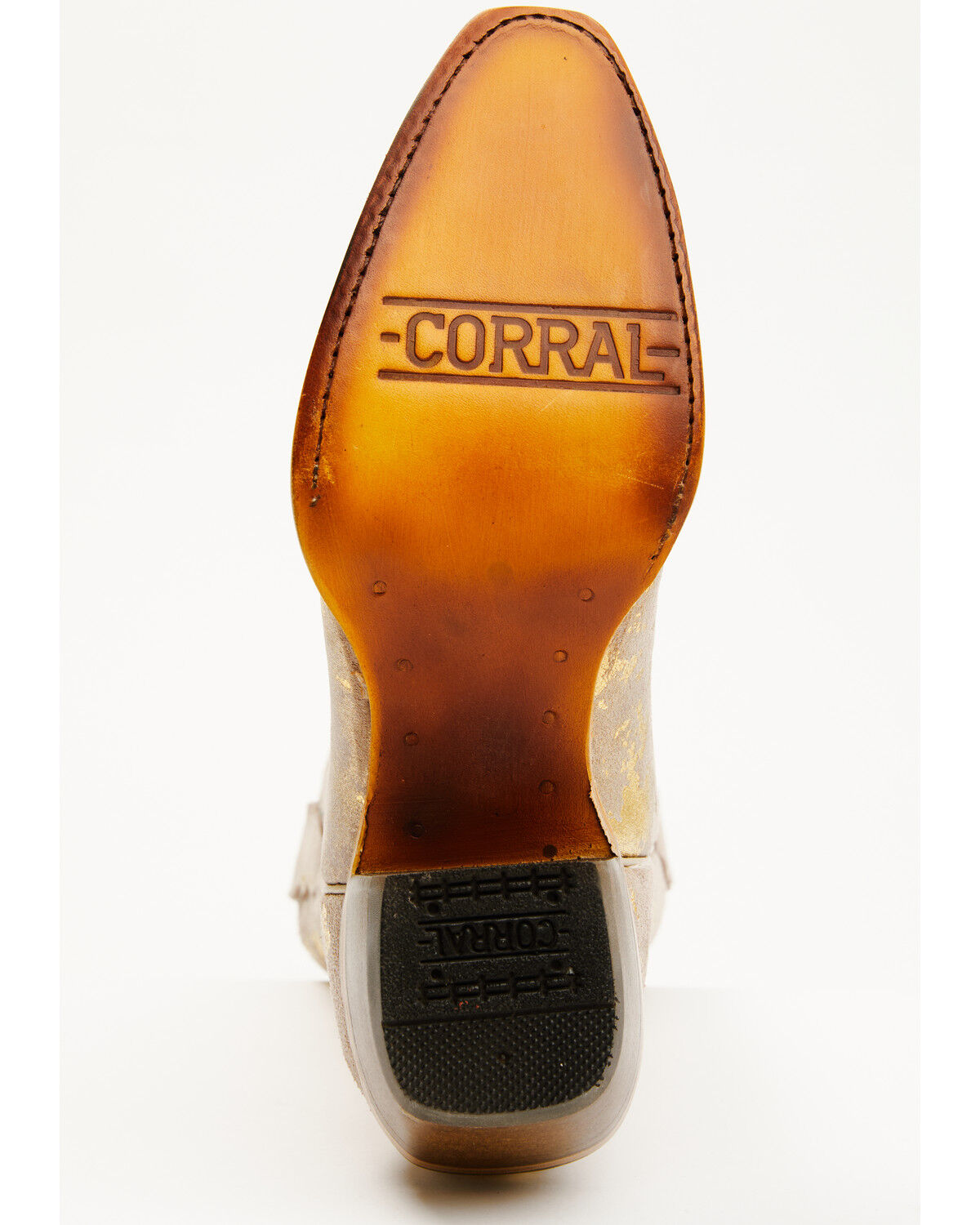 Corral Girls' Golden Touches Suede Western Boots - Snip Toe