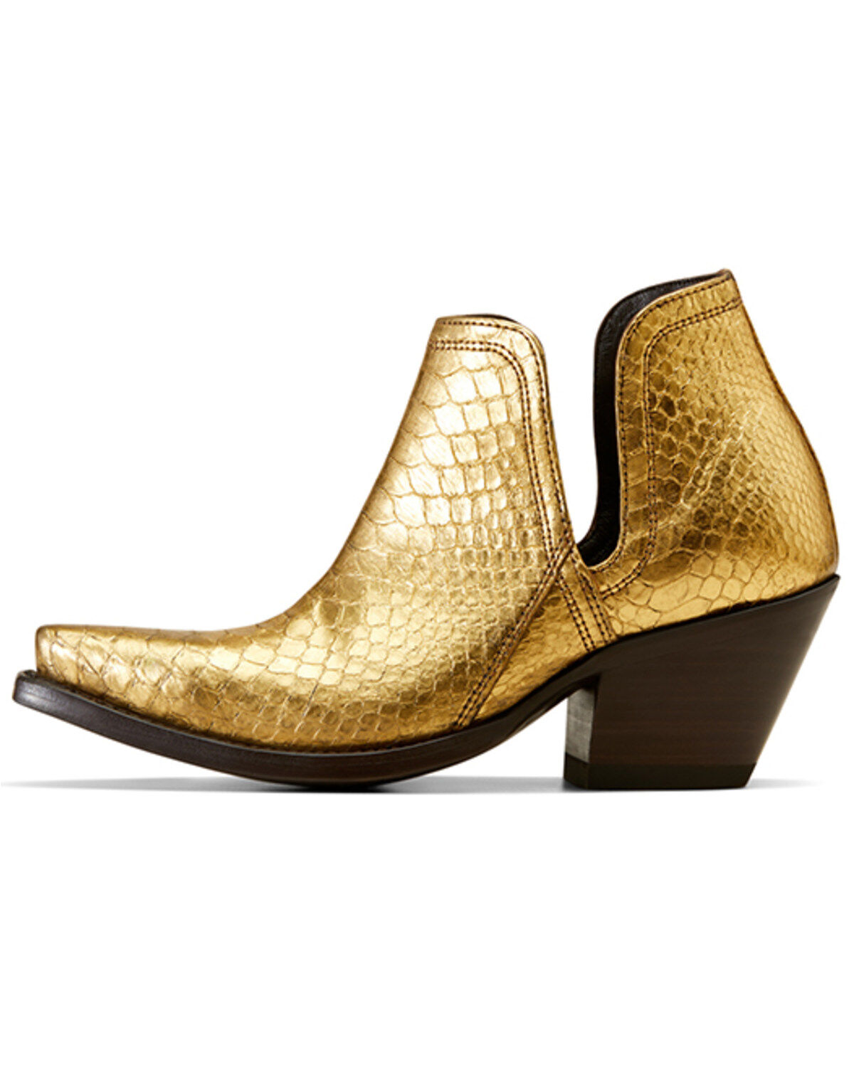 Ariat Women's Exotic Python Dixon Western Booties - Snip Toe