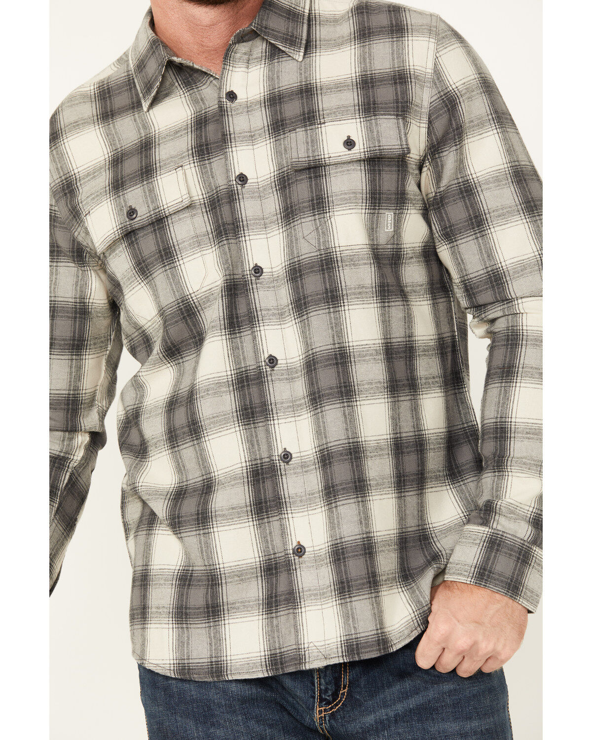 Brothers and Sons Men's Stewart Everyday Plaid Print Long Sleeve Button Down Flannel Shirt