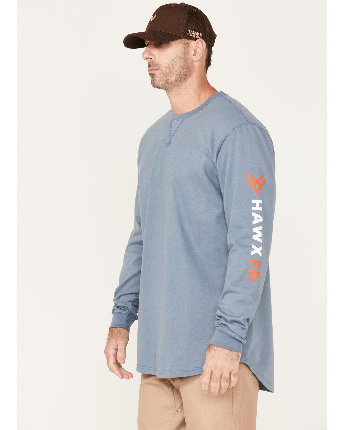 Hawx Men's FR Logo Long Sleeve Work T-Shirt®- Big & Tall