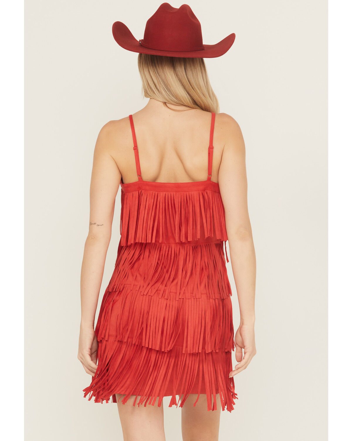 Idyllwind Women's Brixworth Faux Suede Fringe Mini Dress