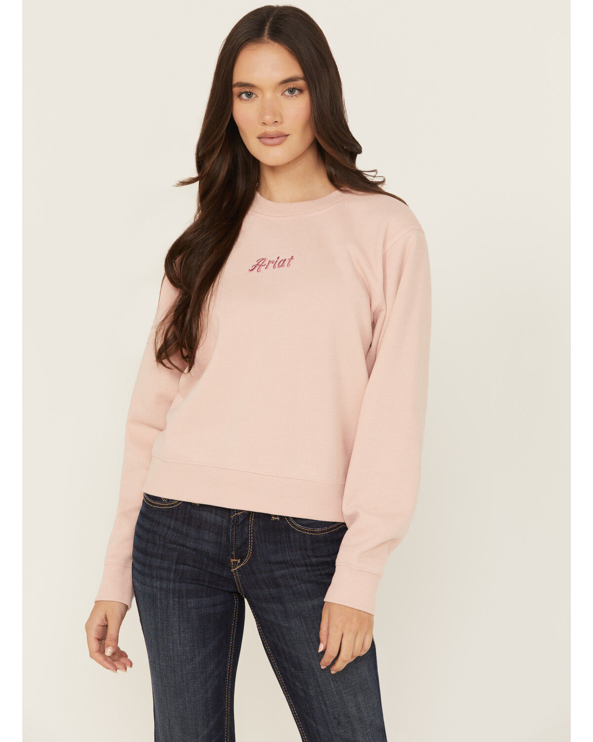 Ariat Women's Boot Barn Exclusive Embroidered Logo Crewneck