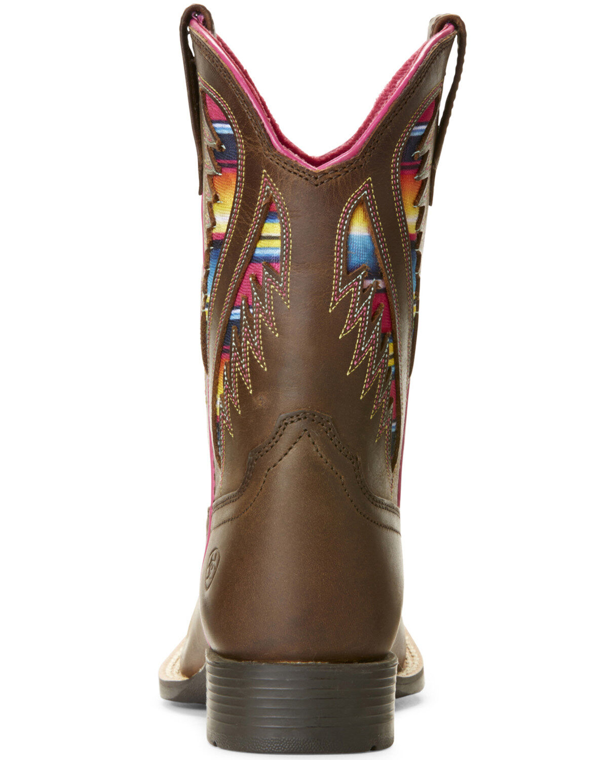 Ariat Girls' VentTEK Quickdraw Serape Western Boots - Broad Square Toe