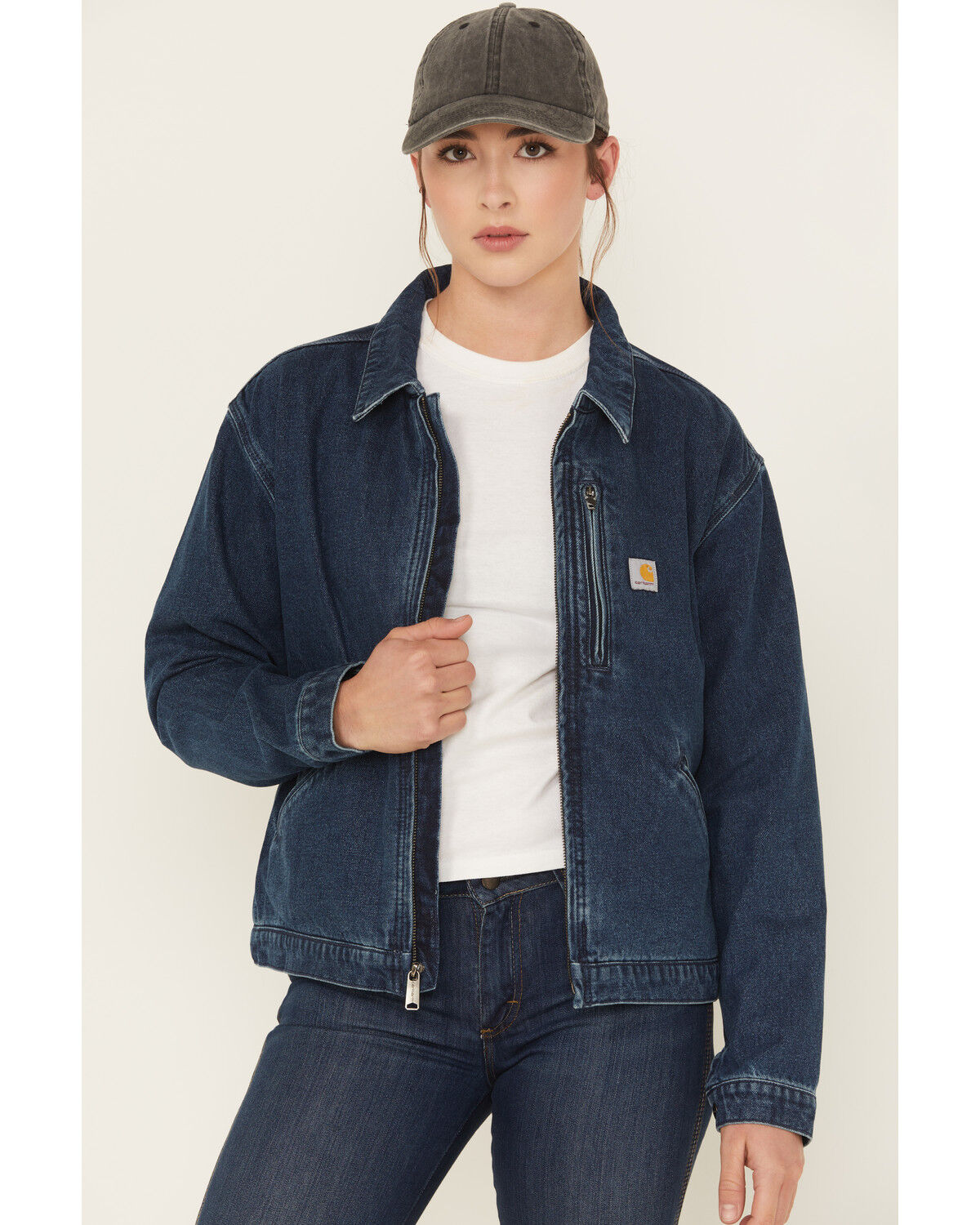 Carhartt Women's Detroit Loose Fit Denim Jacket
