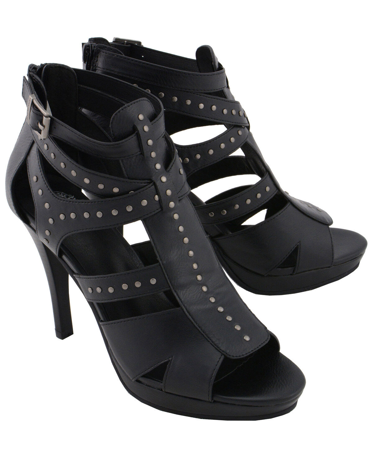 Milwaukee Performance Women's Studded Ankle Strap Sandals