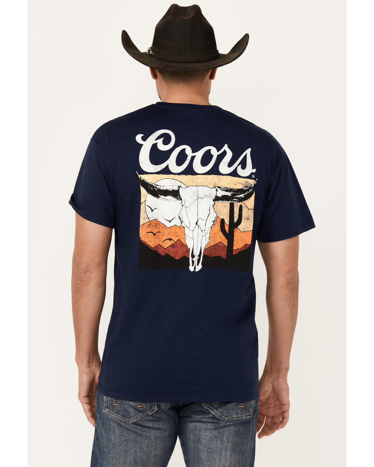 Coors Men's Boot Barn Exclusive Logo Steer Head Short Sleeve Graphic T-Shirt