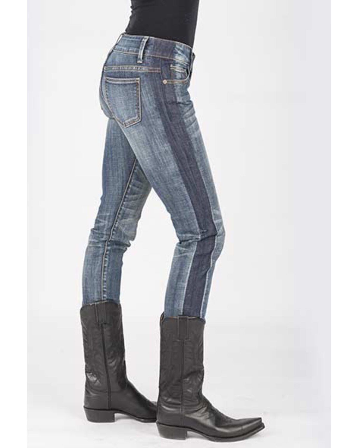 Stetson Women's 503 pixie Stix Fit Straight Leg Jeans