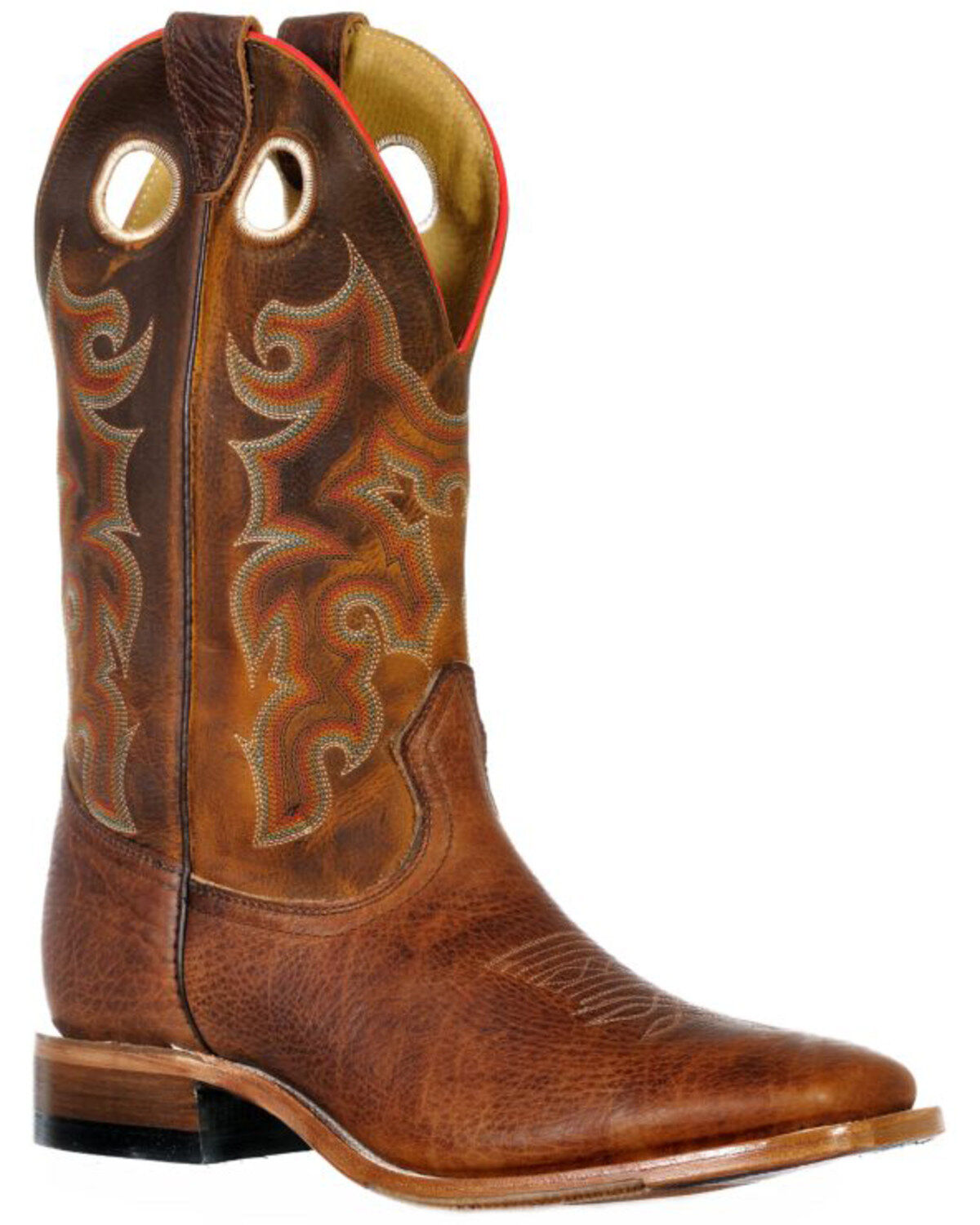 Boulet Men's Ambergold Western Boots - Wide Square Toe