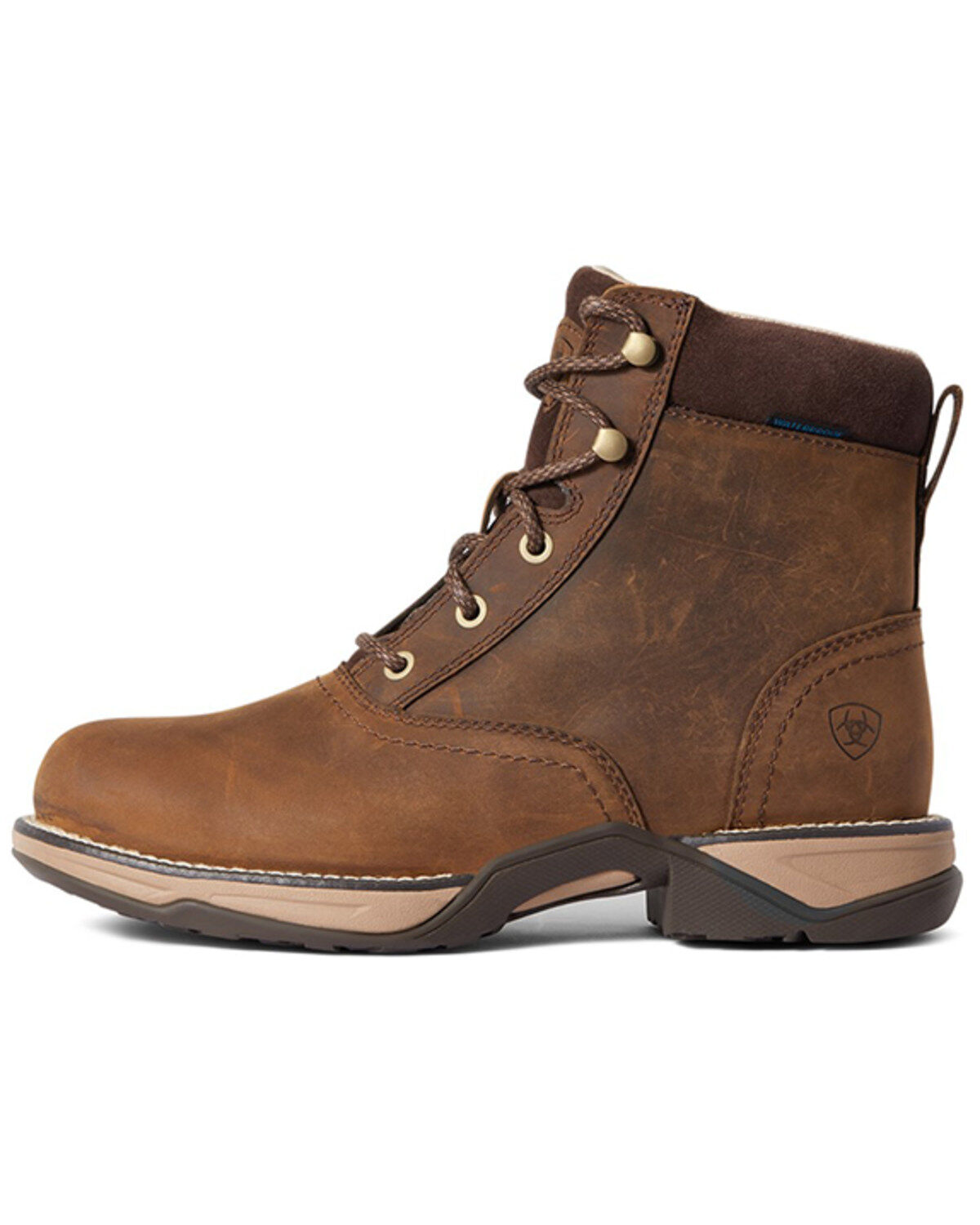 Ariat Women's Distressed Anthem Lacer H20 Leather Hiking Boot - Round Toe