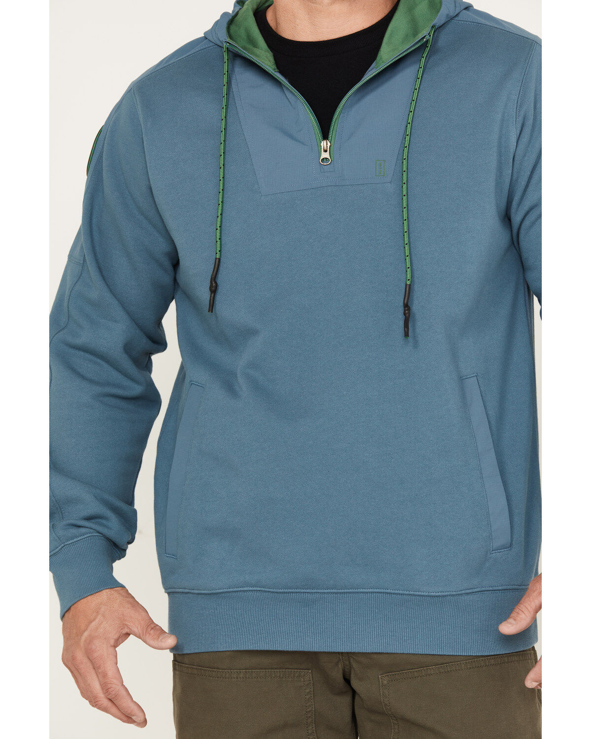 Brothers and Sons Men's French Terry Anorak 1/4 Zip Hooded Pullover