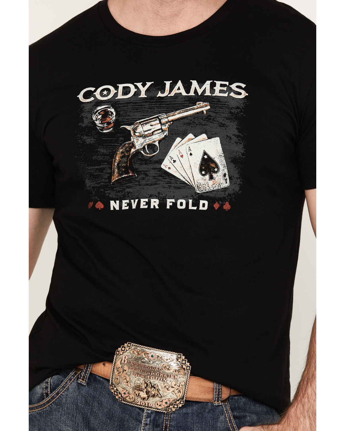 Cody James Men's Revolver Cards Short Sleeve Graphic T-Shirt
