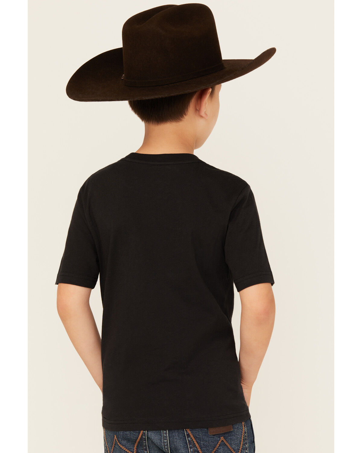 Wrangler Boys' Logo Steer Short Sleeve Graphic T-Shirt