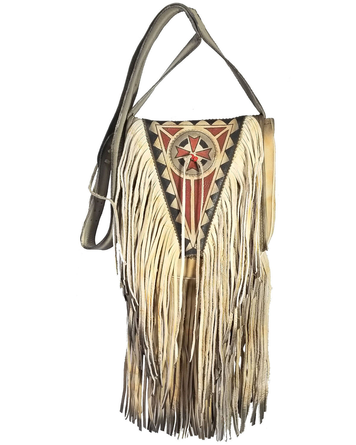 Kobler Leather Women's Ivory Painted Crossbody Bag