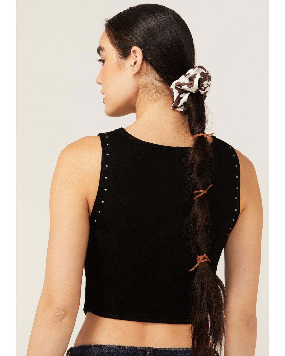 Idyllwind Women's Palmetto Cow Print Oversized Scrunchie Set - 2 Piece
