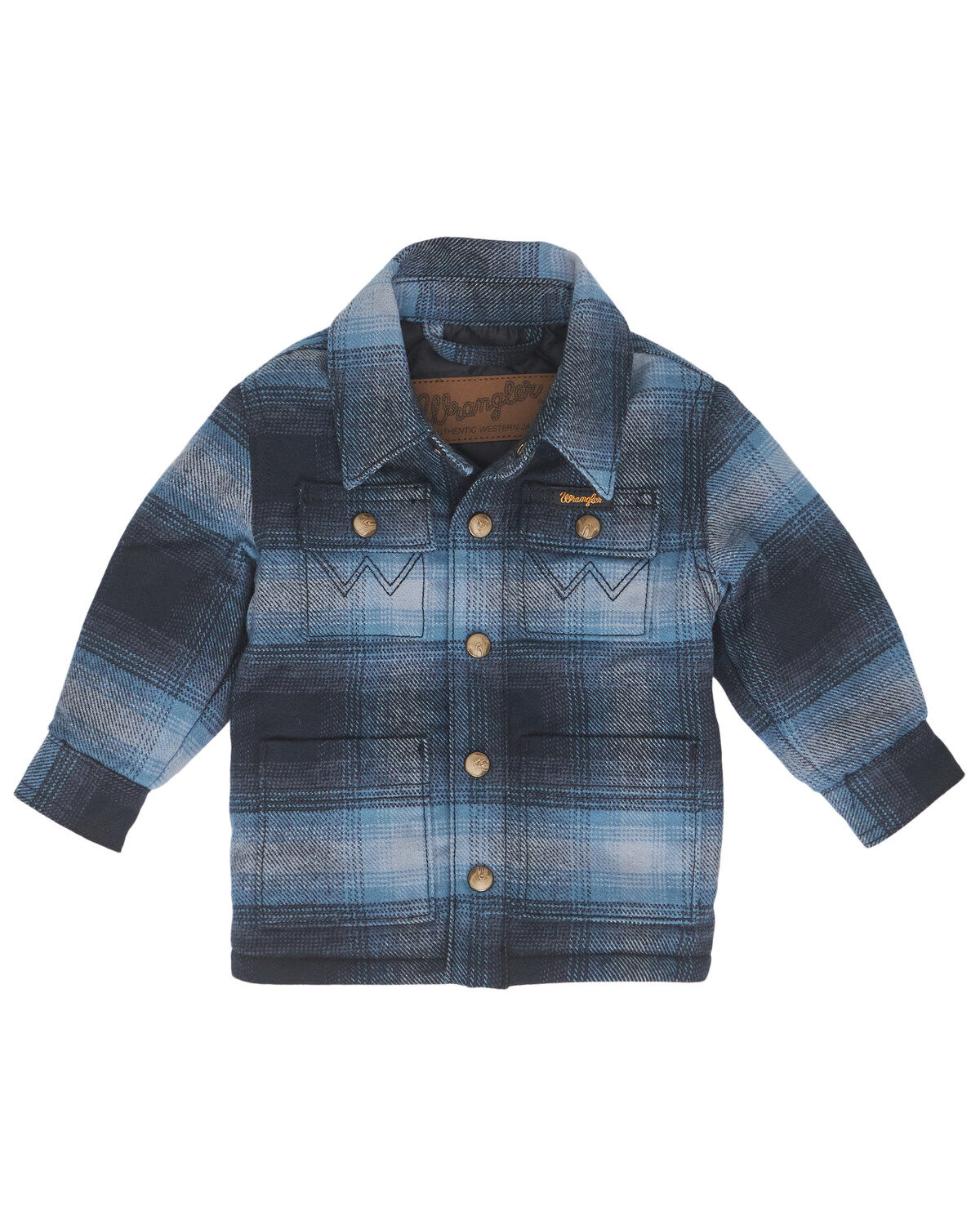 Wrangler Toddler Boys' Plaid Print Jacket