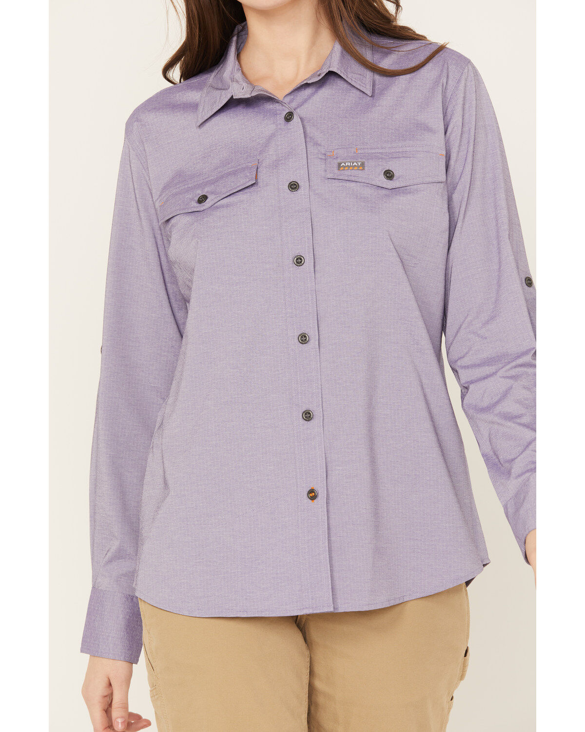 Ariat Women's Rebar VentTEK Long Sleeve Button Down Work Shirt