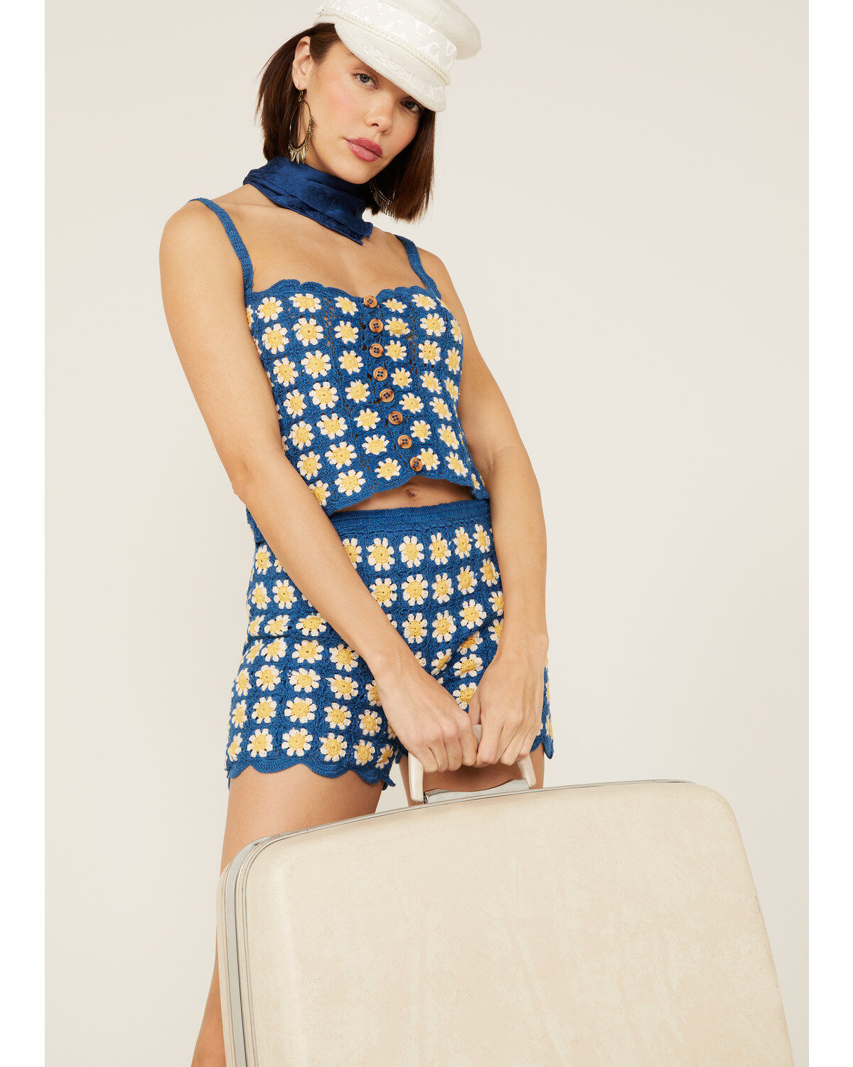 Sadie & Sage Women's Daisy Crochet - 2-Piece Set