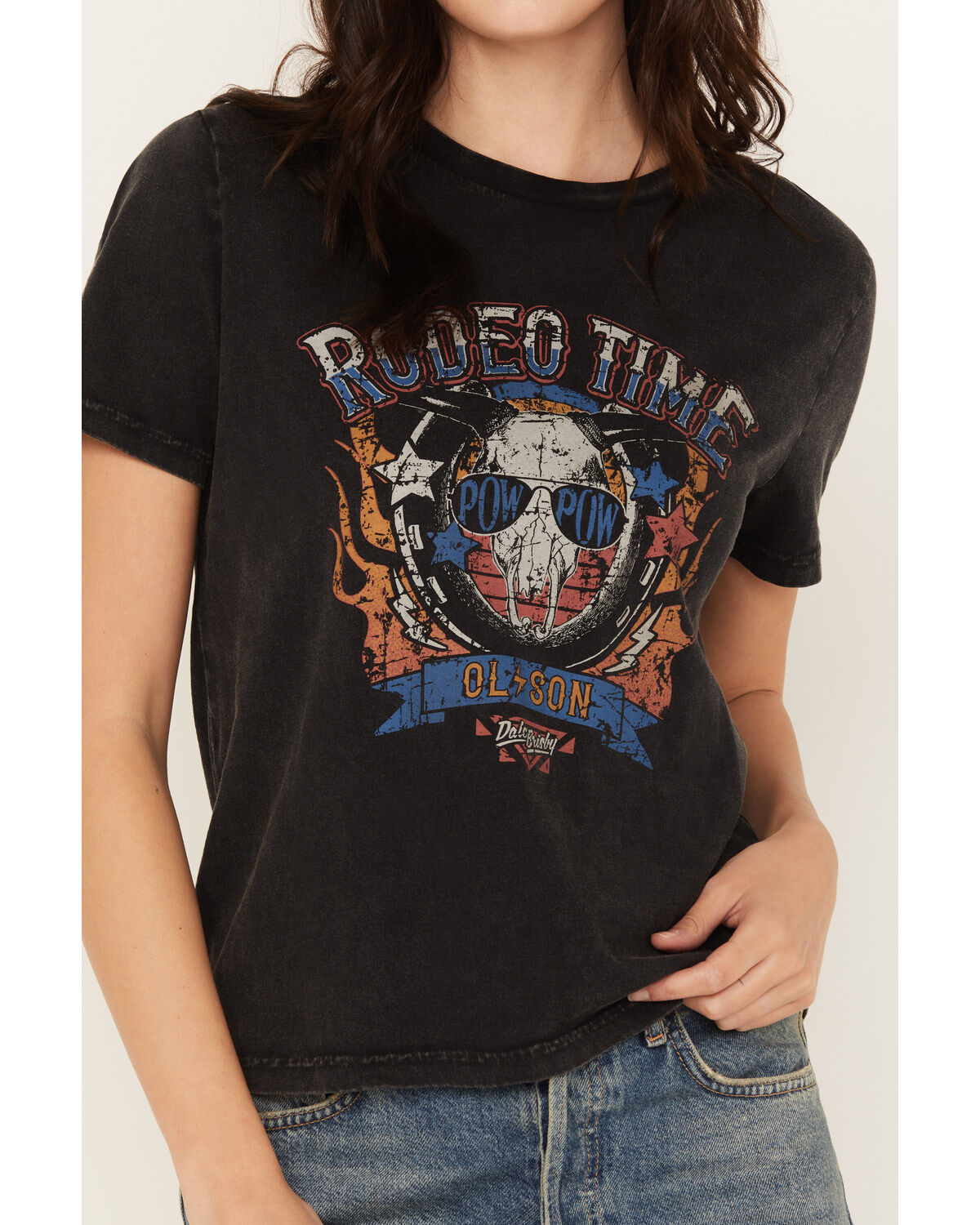 Rock & Roll Denim Women's Short Sleeve Dale Brisby Graphic Tee