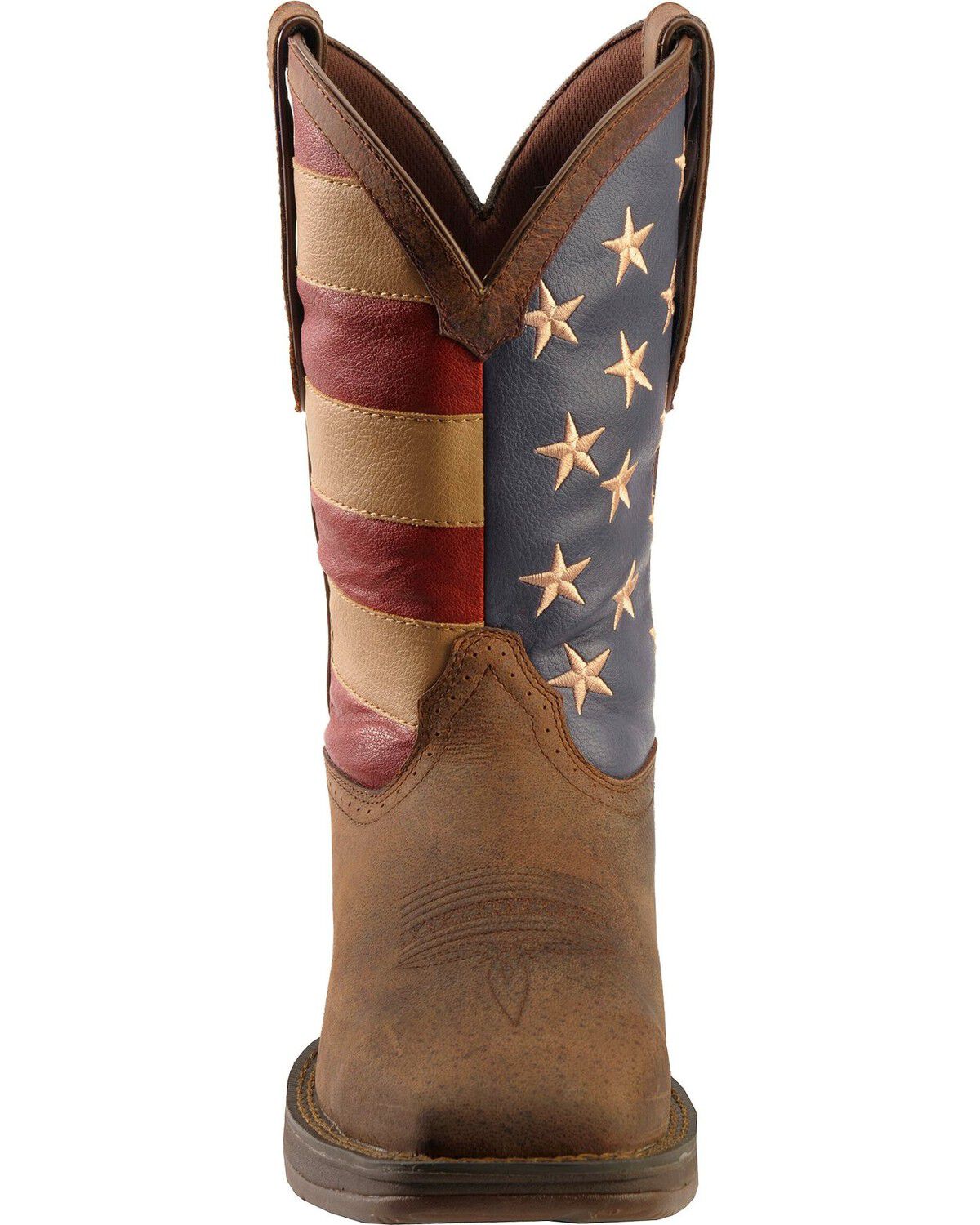 Rebel by Durango Men's Steel Toe American Flag Western Work Boots